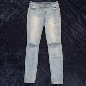 Old Navy Rockstar Mid - Rise Petite Ripped Jeans